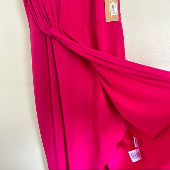 Rachel Rachel Roy NWT Fuchsia Pink Twist Front Tank Dress Size M - Picture 6 of 10